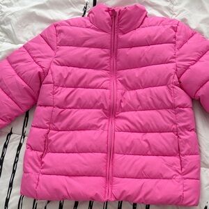 The Children's Place Bright Pink Puffer Jacket